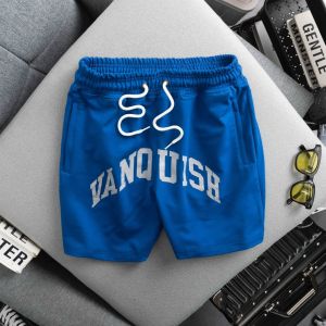 Quần Short Thể Thao Nam Vanquish Vải Nỉ Da Cá Co Giản Thoải Mái Tập Gym Chạy Bộ Quần Đùi Vq Fitness