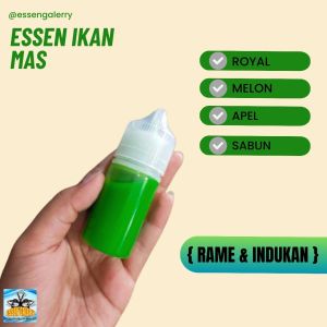 Essen Royal Oplosan Melon Apel Sabun Paling Ampuh 2023 Isi 30ml / Spesialis Ikan Mas  Rame Dan Indukan / Kilogebrus / galatama / Galapung