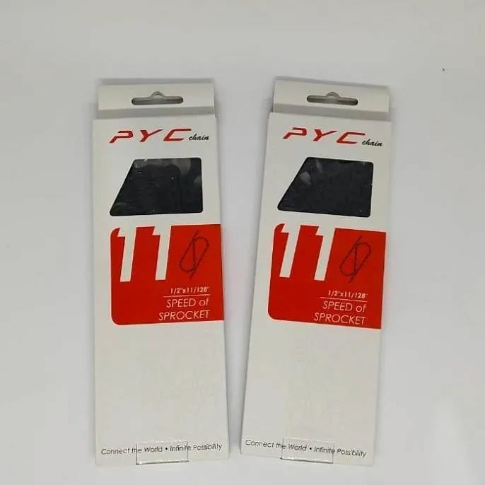 Rantai Sepeda PYC Chain SP1101 11 Speed Black TiCn DLC 232Gram
