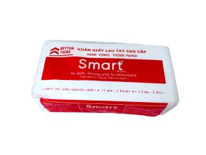 COMBO 10 GÓI KHĂN GIẤY LAU TAY 2 LỚP SMART | BETTER THING PAPER | KHĂN GIẤY LAU TAY GIÁ RẺ | KHĂN GIẤY LAU TAY | KHĂN GIẤY LAU TAY 2 LỚP