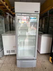 thanh lý tủ mát 1 cửa kính hiệu alaska – model lc-34kd16_mới 90%