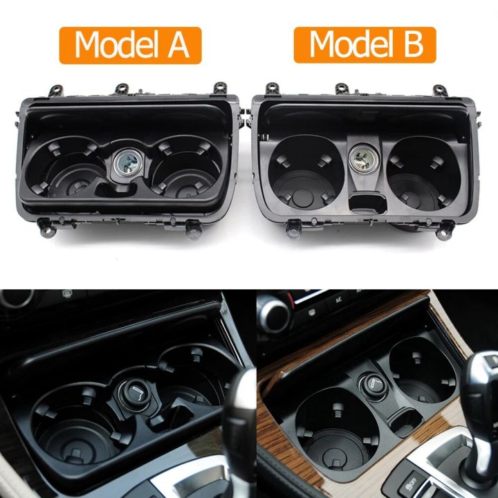 Interior Car Front Center Console Drink Water Cup Holder Assembly For BMW 5 Series F10 F11 LCI