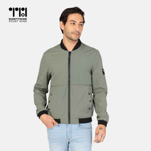 99.9 BUY 1 GET FREE 1 PAIR SOCKS Mens Fashion Quality Satin Bomber Jacket for Men (Asian Sizing) [1816]