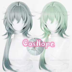HSR Anaxagoras Cosplay Wig Anaxa 65cm Green Gradient Wig Cosplay Anime Cosplay Wigs Heat Resistant Synthetic Wigs for Halloween2026