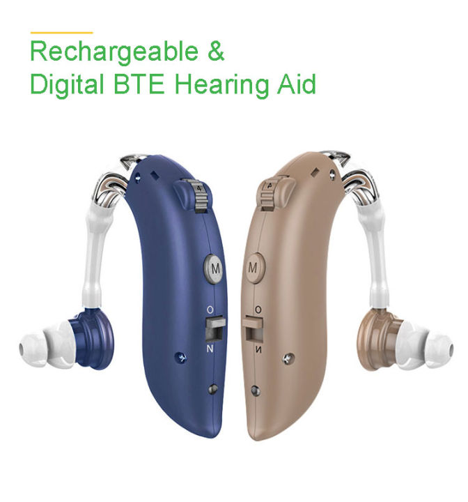 Hearing Aid for Seniors, Rechargeable Hearing Amplifier with Noise