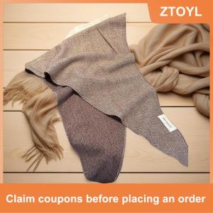 【ZTOYL】 Mới Len Dệt Kim Dệt Kim Khăn Đa Chức Năng Ấm Tam Giác Khăn Phụ Nữ Khăn trùm đầu Mùa Đông Ấm Áp Đan Khăn Quàng Cổ Tóc Bọc