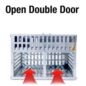 High Quality Double-door Big Mouse Rats Live Trap Cage/Strong Catch Bait/