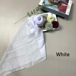 AZIZA Hijab PARIS PREMIUM Segi Empat Jilbab Kerudung Finishing Tepi Neci Grosir Eceran 110 x110