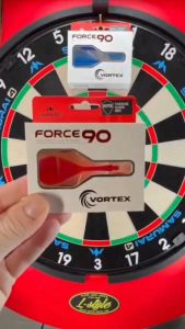 Mission Darts Flight - FORCE 90 VORTEX (KITE) Hard Material Integrated Dart Flights & Shaft System