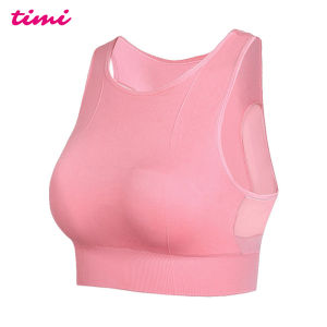 【1 pcs】Timi 822 Mesh spell yarn beauty back quickdrying running fitness yoga sports bra
