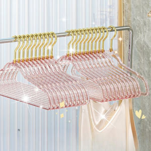 Transparent Sparkling Clothes Hangers Sequin-Resistant Clothes Hangers Household Display Hanger