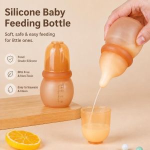YESMILE Silicone Bình sữa mini cho bé Chống đầy hơi Cổ rộng Bình sữa Chất lượng cao 60ml Bình đựng sữa dành cho trẻ sơ sinh