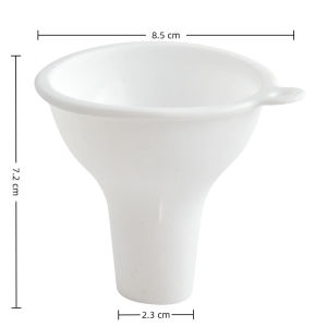 8.5cm Silicone Wide-Mouth Funnel/Large Diameter Funnel for Pour Oil Milk Powder Beans Dispenser/Kitchen Funnel Tool