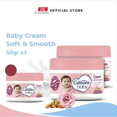 [Paket isi 3] Cussons Baby Cream Soft & Smooth 50gr