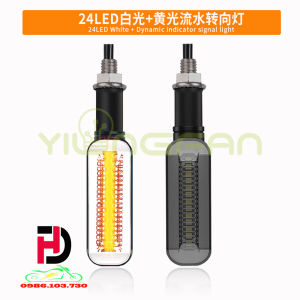 ĐÈN XI NHAN XE MÁY XE MÁY ĐIỆN LED DEMI 12V ỐC M10 1 CẶP