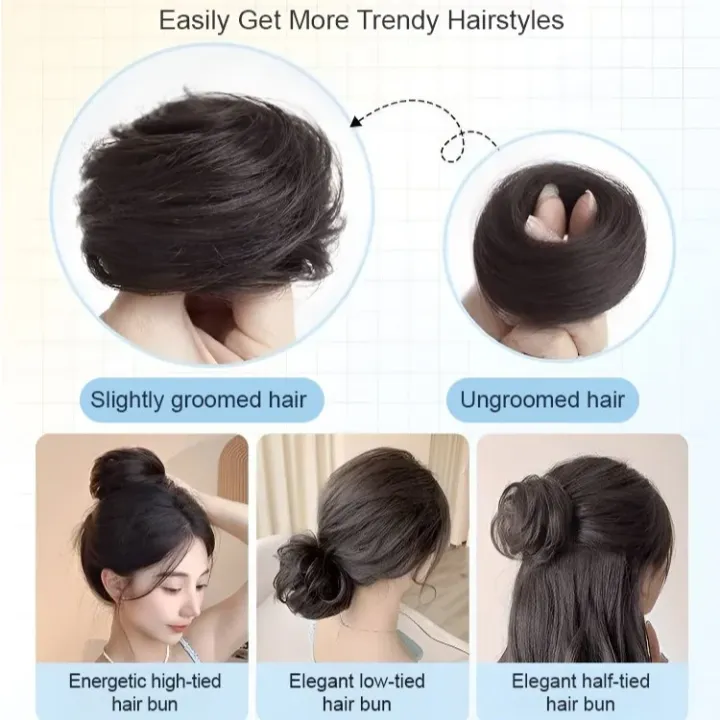 %E3%80%90Thinning%20Hair%20Solution%20Bun%E3%80%91Bun%20Hair%20Piece%20Women%20Straight%20Curly%20Fake%20Hair%20Wrap%20Volumizing%20Puff%20-%20Image%208