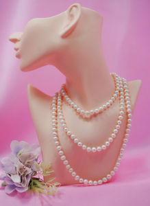 [ Woosilver ] Vòng Cổ  Ngọc Trai Dài Thanh Lịch - Secondhand - NTN65