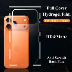 Full Cover Back Screen Protector For iPhone 17 Pro Max/17 Pro/17 Air/17 Soft Hydrogel Film HD Clear Matte Protective Film For iPhone 17 Pro Max Not Glass