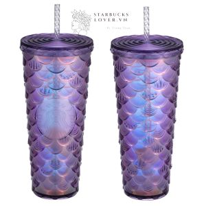 |CHÍNH HÃNG| LY STARBUCKS SIREN SCALES TÍM SIZE KHỦNG 710ml