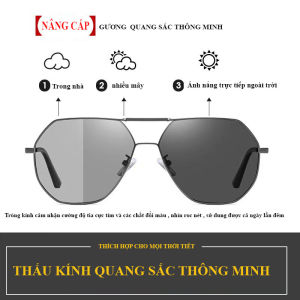 Kính mát nam M19II kính thời trang kính râm nam thời trang kính lái xe gương UV bảo vệ chống nắng thiết kế mạnh mẽ nam tính phong cách châu âu Cực kỳ sành điệu cực kỳ phong cách - Kiểu dáng đa dạng