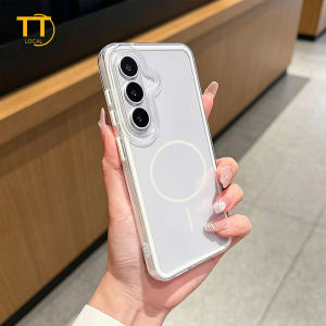 Tri-Town Clear Magnetic Case for Samsung A54 A15 A35 A55 A06 A07 A16 A17 A36 A37 A57 A26 5G Silicon TPU Cover