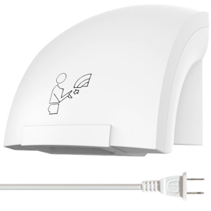 Sensors Activated Hand Dryer 110V Commercial ABS Bathroom Essential Automatic Hand Air Dryer Plastic Texture for Bathroom