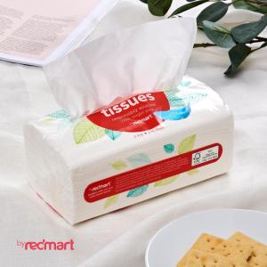 RedMart Silky Soft 2Ply Facial Tissue Paper - 4 Pack