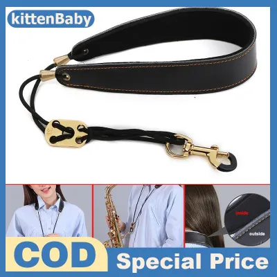 kittenBaby สายคล้องคอแบบแซกโซโฟนสำหรับคลาริเน็ตสำหรับเด็กผู้ใหญ่อัลโตเทเนอร์สายคล้องคอ