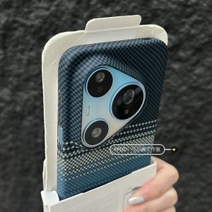For HUAWEI Pura 90S Pro Max 5G Case PC Hard Fashion Carbon fiber texture Anti-Fingerprint Back Cover For Pura 90S Pro Shell