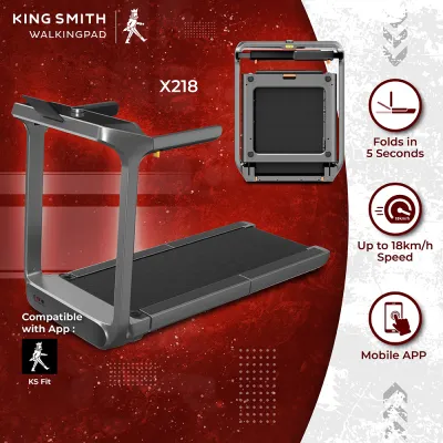 Kingsmith X218 Foldable Treadmill ★ 1 - 18km/h ★ Jogging ★ Running ★ Mobile APP ★ Easy to keep