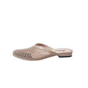Free Shipping High-End 2026 New Breathable Mesh Slip-On Ballet Flats With A Square Toe And Mule Design For Women