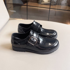 Merry Rose Girls Black Shoes To School For Kids Rubber Light Weight 1642