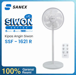 IKONIC Kipas Angin Berdiri Stand Fan Desk Fan Sanex Kipas Berdiri Meja 2in1 SSF 1638 Remote 100% Original Garansi Resmi