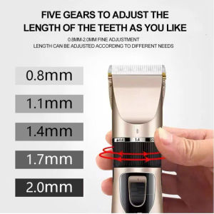 Tông Đơ Cắt Tóc Đầu Sạc USB - Tặng Kèm 8 Phụ Kiện Tiện Lợi Dễ Sử Dụng