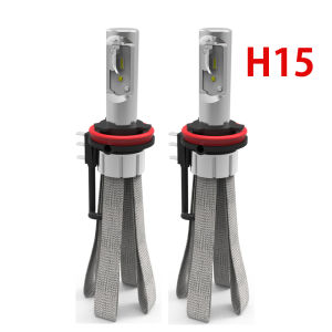 2PCS LED Light H15 Canbus High Beam & DRL H4 LED Bulb H7 LED Headlight 80W 12000LM H1 H11 H8 9012 HB3 HB4 D2H LED HeadLamp 12V
