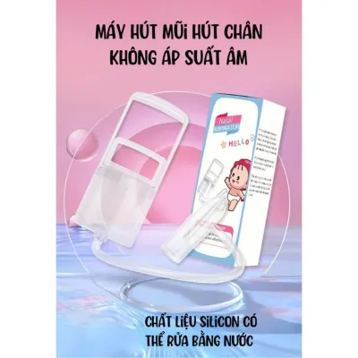 Hút mũi Kéo Tay Kichi lực hút mạnh dễ dàng lấy dịch mũi cho bé Bebi123