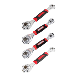 Ergonomic Grip360 Degree Rotating Socket Tool 8 in 1 Professional Steel Quick Switching System For Mechanics Craftsmen