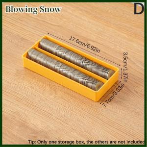 Blowing Portable Storage Box Paper Money Album Currency Case Storage Collection Boxes Holder Transparent Plastic Case