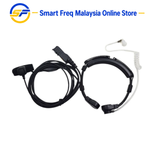 Throat Mic Earpiece Headset for Motorola XiR P6600i P6608 E8600 E8608