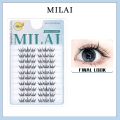 MILAI Bulu Mata C35 Anime Lash Bulumata Hitam Pekat Batang Tipis. 