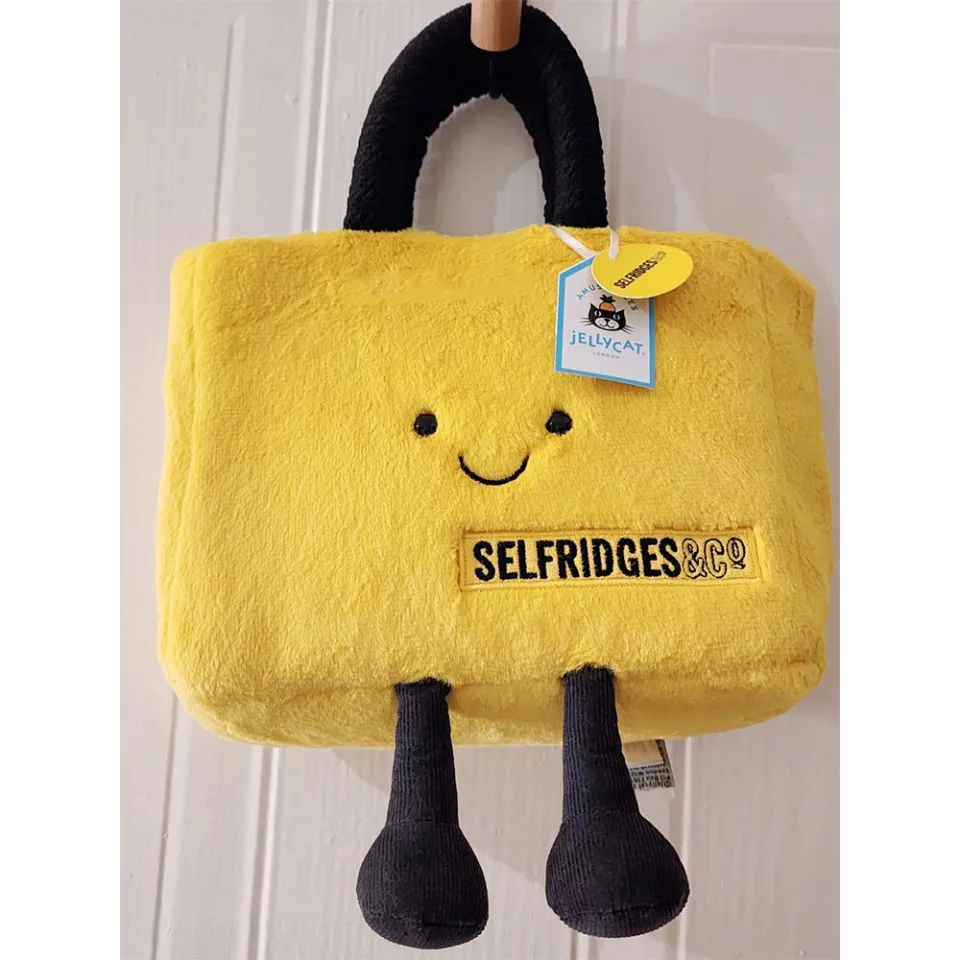 💛 Jellycat x Selfridges Yellow Plush Toy Bag – Selfridges