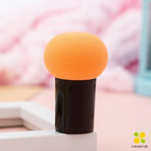 CLM ฟองน้ำแต่งหน้า Perfect Puff  รูปเห็ด นุ่มมาก มีกล่องเก็บ Makeup Tools