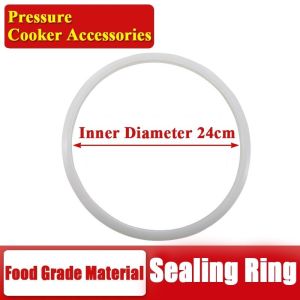 24/26/28cm Pressure Cooker Gasket Silicone Sealing Rings Heat-Resistant Silicone Rubber Rings