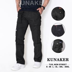 Celana cargo kunaker keluaran terbaru kargo saku premium pria