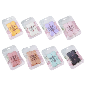 6pcs Finger Puff Sponges With Square Shape For Stylish Face Makeup Easy Application Cosmetic Accesories