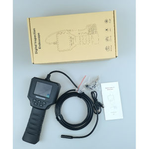 Kamera Endoskop Industri Layar IPS 2.4 Inci HD1080P Boreskop Inspeksi Pipa Saluran Limbah Tahan Air IP67 LED dengan Baterai 2600mAh untuk Mobil