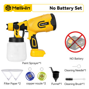 1200ML Cordless Electric Paint Spray G un Household Paint Sprayer Auto Furniture Household Sprayer For Makita 18V Battery