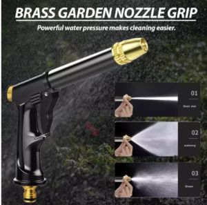 High Pressure Water Jet Pump Car Wash Water Jet Nozzle Gun Car Washing Floor Wall Cleaning Tools(Gift foam pot)