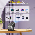 Local Delivery XGODY HY320 (Gimbal 5) Smart Portable Projector Native 1080P 10000 Lumen with Eshare Support Screen Mirroring 180° Rotation Automatic Keystone Home Theater. 