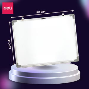 Bảng Từ Trắng Viết Bút Lông Deli Bảng Mica Nam Châm Nhiều Kích Cỡ - Có Khay Đựng - Phù Hợp Học Sinh Văn Phòng Đa Năng